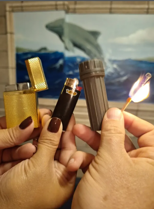 Disposable lighters vs. Refillable Lighters vs. Matches