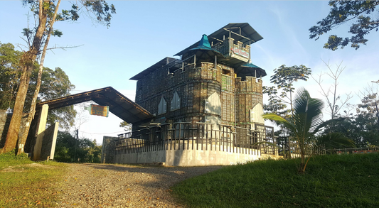 Plastic Castle, Dungeon and Village located in Bocas Del Toro, Panama